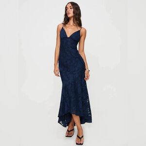 Princess Polly Cyrene Maxi Dress Navy
